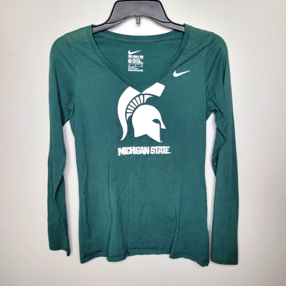 Nike Michigan State V-Neck College Shirt
